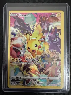 Pokemon Pikachu Full Art Holo Basic Card 160/159 70 HP 2023 Pokemon TCG - Image 1