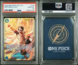 PSA 10 Sabo Luffy Ace SEQUENTIAL SEC OP13 JP One Piece Card Carrying on His Will - Image 3