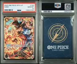 PSA 10 Sabo Luffy Ace SEQUENTIAL SEC OP13 JP One Piece Card Carrying on His Will - Image 4