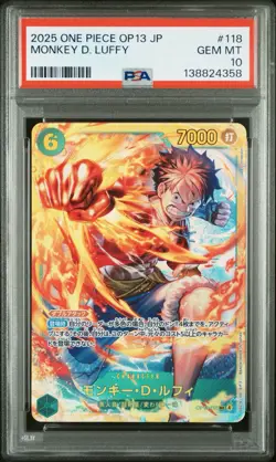 PSA 10 Sabo Luffy Ace SEQUENTIAL SEC OP13 JP One Piece Card Carrying on His Will - Image 5