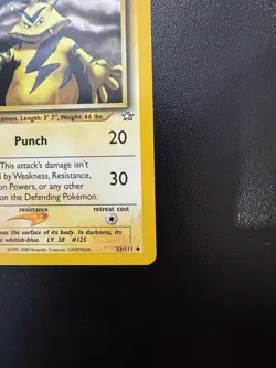 Electabuzz 33/111 1st Edition Neo Genesis Pokemon TCG Card (NM-) - Image 5