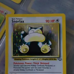 Pokemon TCG Snorlax Jungle Holo Rare 11/64 Basic 90 HP Unlimited English Card - Image 1