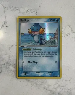 Mudkip EX Crystal Guardians 57/100 Reverse Holo STAMPED Pokemon Card - Image 1