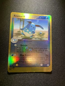 AZUMARILL Reverse Holo 30/100 UNCOMMON Pokemon Card - Image 2