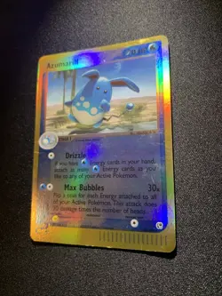 AZUMARILL Reverse Holo 30/100 UNCOMMON Pokemon Card - Image 3