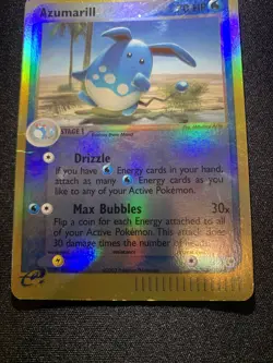 AZUMARILL Reverse Holo 30/100 UNCOMMON Pokemon Card - Image 5