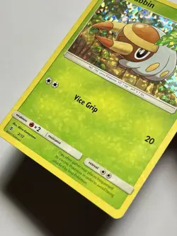 Grubbin 2/12 (MP) Confetti Holo McDonald’s Promo 2019 Pokemon Card TCG - Image 3