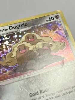 Alolan Dugtrio 11/12 (HP) Confetti Holo McDonald’s Promo 2019 Pokemon Card TCG - Image 4