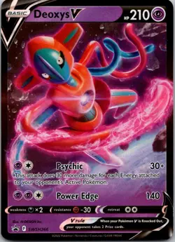 Deoxys V Holofoil Promo SWSH: Sword & Shield Promo Cards SWSH266 NM - Image 1
