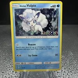 Pokemon Promo Alolan Vulpix Toys R Us STAMPED Eclusive Card - Image 1