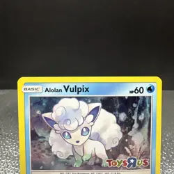 Pokemon Promo Alolan Vulpix Toys R Us STAMPED Eclusive Card - Image 3