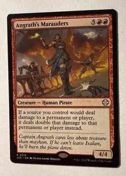 MTG Angrath's Marauders The Lost Caverns of Ixalan Commander 215 R NM - Image 1