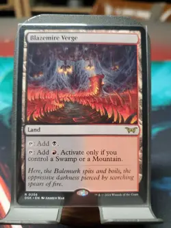 Blazemire Verge Duskmourn: House of Horror Regular ~ Magic The Gathering MTG - Image 1