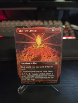 The Fire Crystal R0337 Borderless (Magic The Gathering Final Fantasy) NM - Image 1