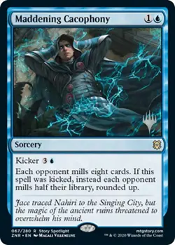 MTG Maddening Cacophony Zendikar Rising Promo Pack NM - Image 1