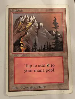 Mountain (C) - Unlimited - Magic the Gathering MTG - Image 1