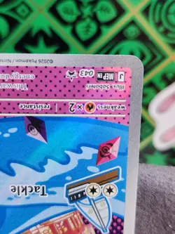 Pokemon First Partner Illustration Collection Rowlet Black Star Full Art #043 - Image 5