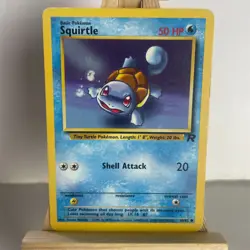 Squirtle 68/82 Team Rocket (Unlimited) Common Pokemon Heavy Play+ - Image 1