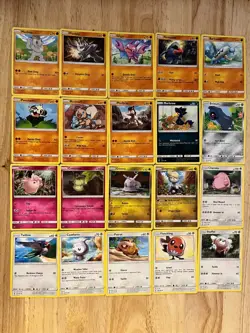 2017 COMPLETE (78) UNCOMMON/COMMON GUARDIANS RISING Pokemon Card Set NM/M - Image 4