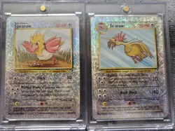 BUNDLE - Pokemon Spearow & Fearow Legendary Collection Reverse Holo - good - Image 1