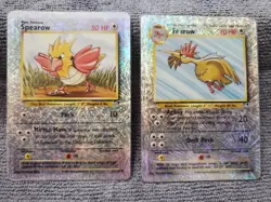 BUNDLE - Pokemon Spearow & Fearow Legendary Collection Reverse Holo - good - Image 2