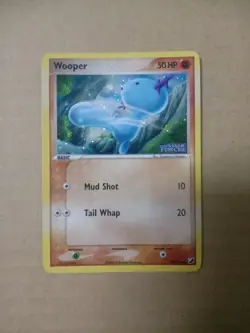 Pokemon TCG Wooper 79/115 Reverse Holo EX Unseen Forces - Image 1