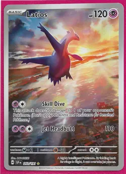 Pokemon Scarlet & Violet Surging Sparks Latios Illustration Rare 203/191 NM - Image 1