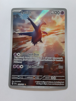 Pokemon Scarlet & Violet Surging Sparks Latios Illustration Rare 203/191 NM - Image 3