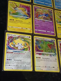 16 Total- Pokemon Vivid Voltage/Shining Fates Amazing Rare Rayquaza 138/Jirachi - Image 3