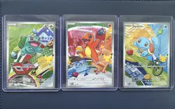 Pokemon TCG First Partner Illustration Collection Series 1 GEN 1 Kanto Starters - Image 1