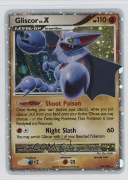 Gliscor Lv X Holo Pokemon Diamond & Pearl Legends Awakened #141 2008 - Image 1