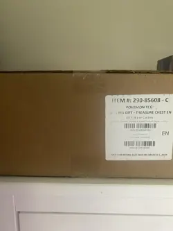 Pokemon Paldea Adventures Chest 4-Box CASE FACTORY SEALED! - Image 1