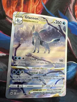 Glaceon VSTAR GG40/GG70 Crown Zenith: Galarian Gallery Holo Pokemon TCG - Image 2
