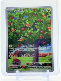 2024 Pokemon APPLIN #185/167 Illustration Rare SV06: Twilight Masquerade - NP 🔥 - Image 1