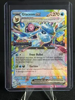 Glaceon EX Prismatic Evolutions STAMPED Promo 026/131 Pokemon 2025 - Image 1