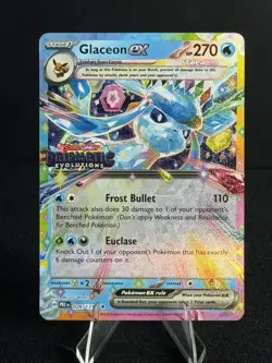 Glaceon EX Prismatic Evolutions STAMPED Promo 026/131 Pokemon 2025 - Image 3