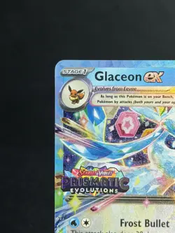 Glaceon EX Prismatic Evolutions STAMPED Promo 026/131 Pokemon 2025 - Image 4