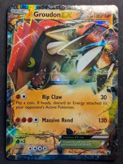 Groudon EX - XY42 Black Star Promo (Pokemon) - Image 1