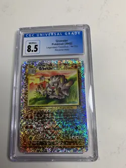 CGC 8.5 Graveler 2002 Pokemon Legendary Collection Reverse Holo 44/110 - Image 1