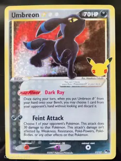 Pokemon - Umbreon *Gold Star* Celebrations 17/17 - Image 5
