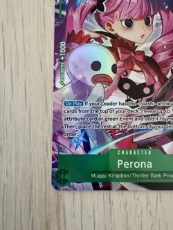 Perona OP12-034 SR [Alt Art] - Legacy of The Master - English NM/M One Piece CCG - Image 3