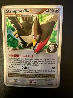 Staraptor FB LV X Holo 147/147 Supreme Victors 2009 Pokemon Card NM 147/147 - Image 2