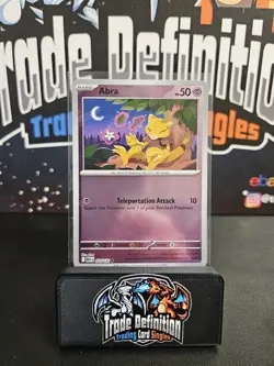 054/132 ABRA REVERSE HOLO MEGA EVOLUTION POKEMON CARD - Image 1
