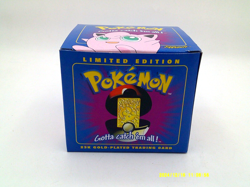 POK'EMON Limited Edition JIGGLYPUFF 23K GoldPlated TRADING CARD in POK'EMON BALL - Image 4