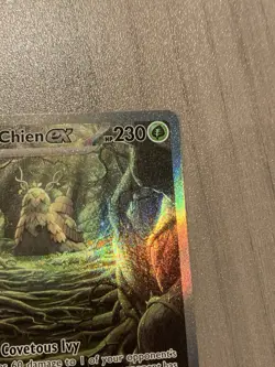 Pokemon Card TCG: Wo-Chien EX 257/193 SIR Paldea Evolved - Image 4