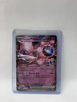 Pokemon TCG Team Rockets Mewtwo EX 216 Promo Holo Card Near Mint Condition - Image 1