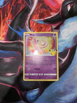 Mew Holo 11/25 Celebrations 25th Anniversary Pokemon TCG Single Card ENGLISH - Image 1
