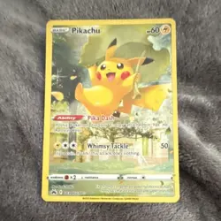 Pokemon Pikachu Crown Zenith Galarian Gallery GG30 Basic 60 HP 50 Attack Card - Image 1