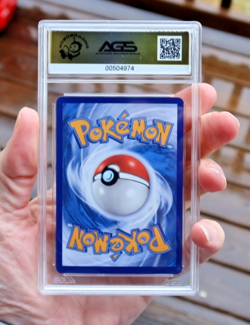 Vintage 2025 Holo Pokemon Card Flareon Chinese Gem Packs Slab Graded 10 AGS 0402 - Image 2