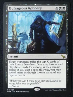 Outrageous Robbery - MKM - Mtg Card #1NA - Image 1